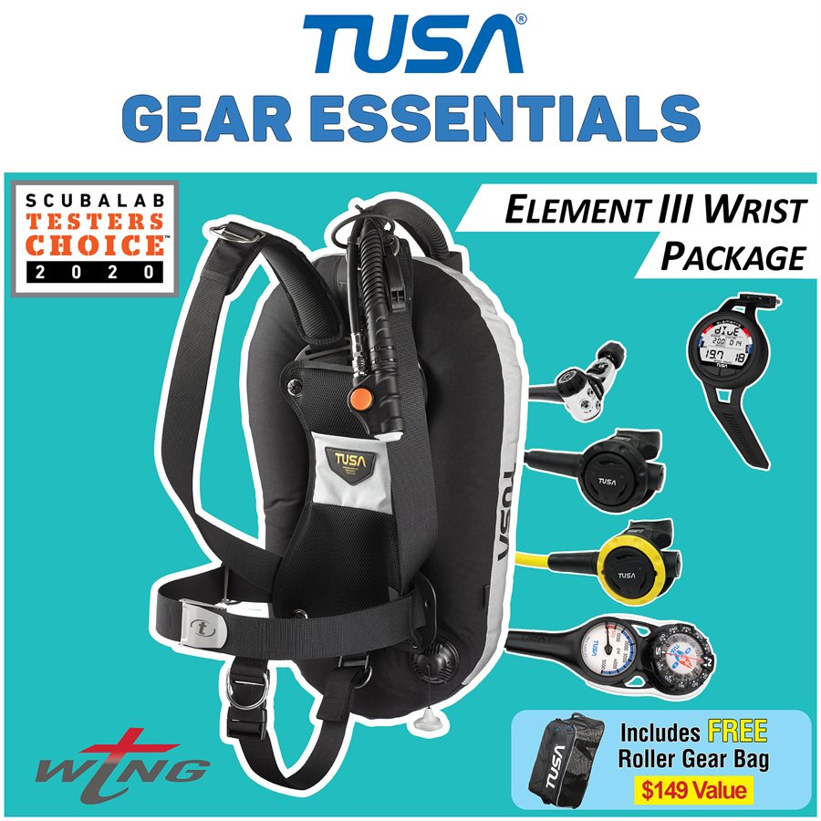 TUSA T-WING PKG WITH ELEMENT III WRIST & RS-1001
