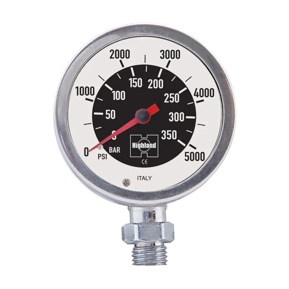 XS Scuba Highland Brass and Glass 2.0" SPG for Scuba