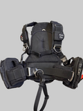 Used Dive Rite Medium Transpac Harness with Weight Pockets