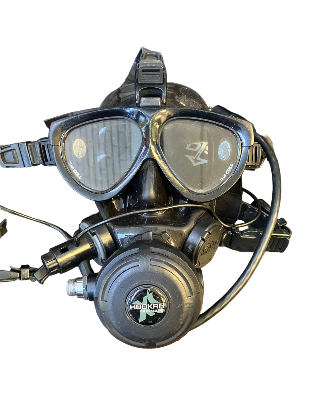 Used Underwater Full Face Mantis Dive Mask with Microphone Interface