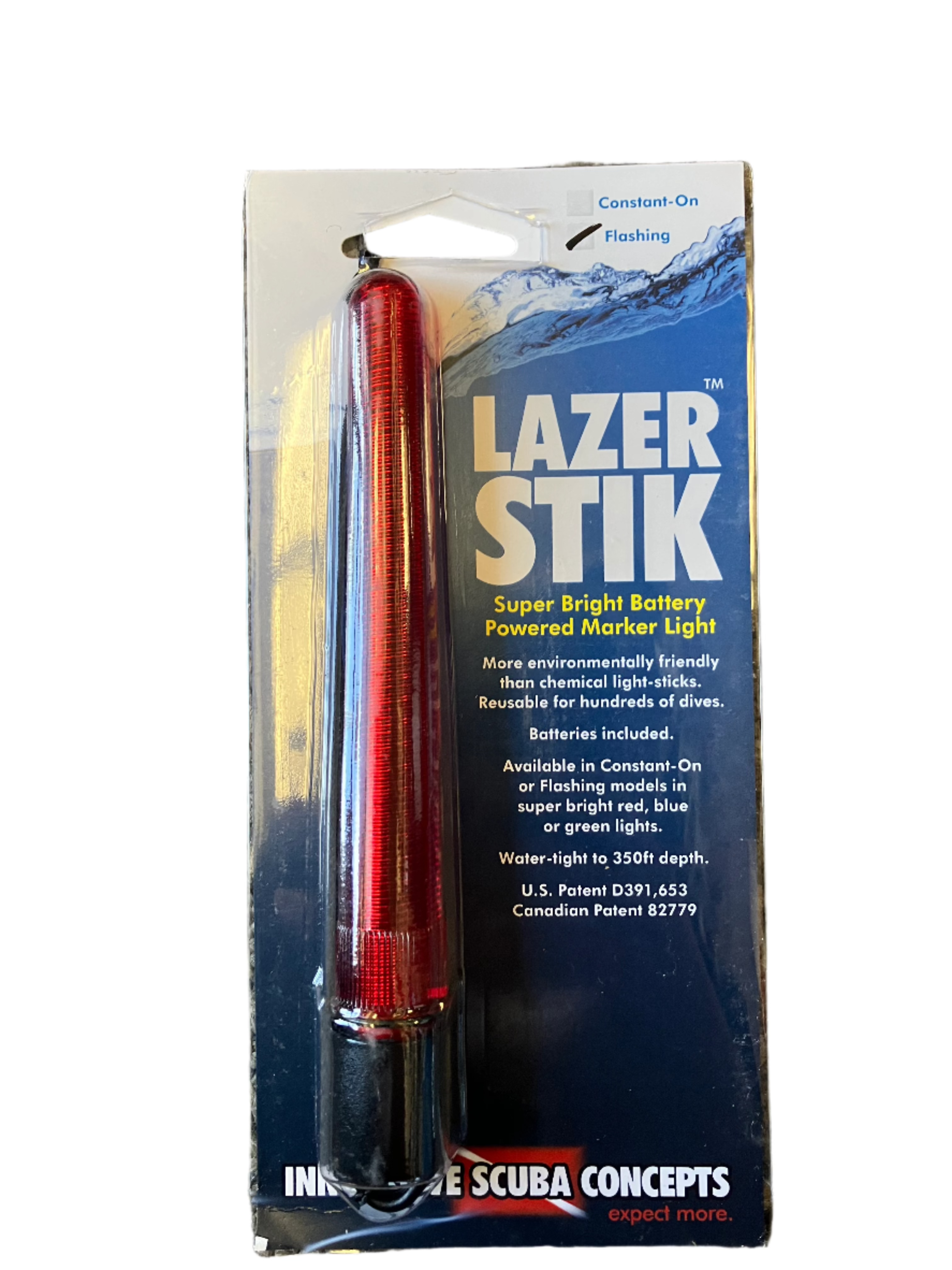Super Bright Lazer Stik - Flashing - Red