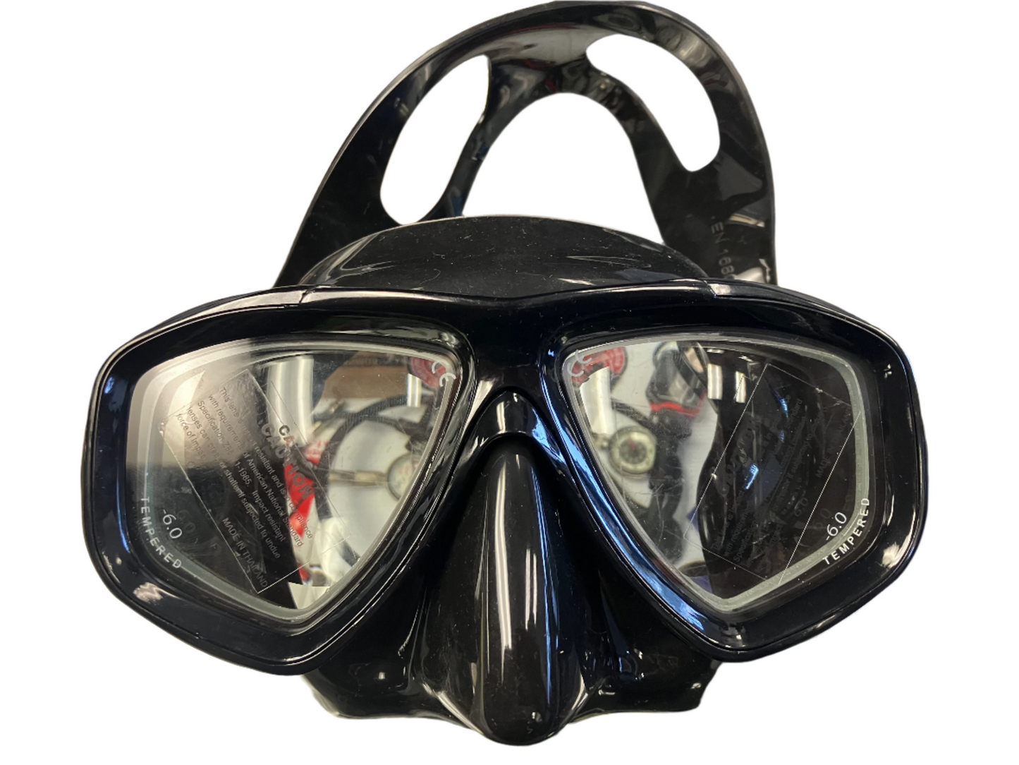 Tilos Scuba Diving Mask w/ prescription lenses installed