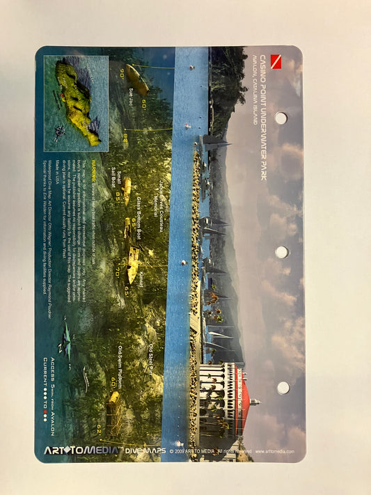 Trident Casino Point Wreck Map Card