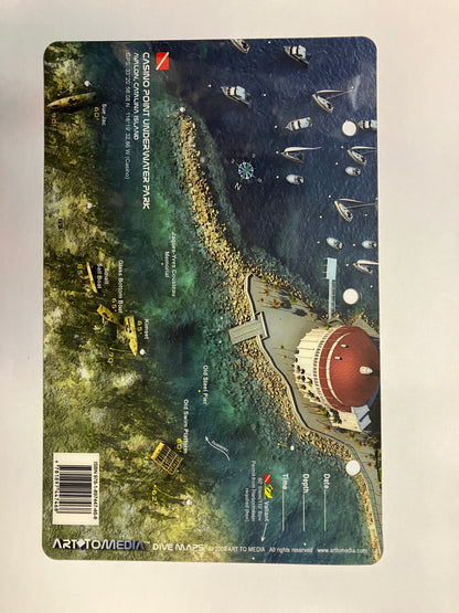 Trident Casino Point Wreck Map Card