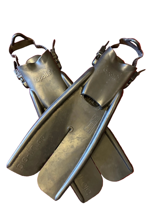 Used as is Apollo Bio-Fin Pro Split Fins Rubber Dive Fin