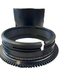 Used as is Nauticam Canon 16-35mm F2.8 EF MKiii zoom and focus gears