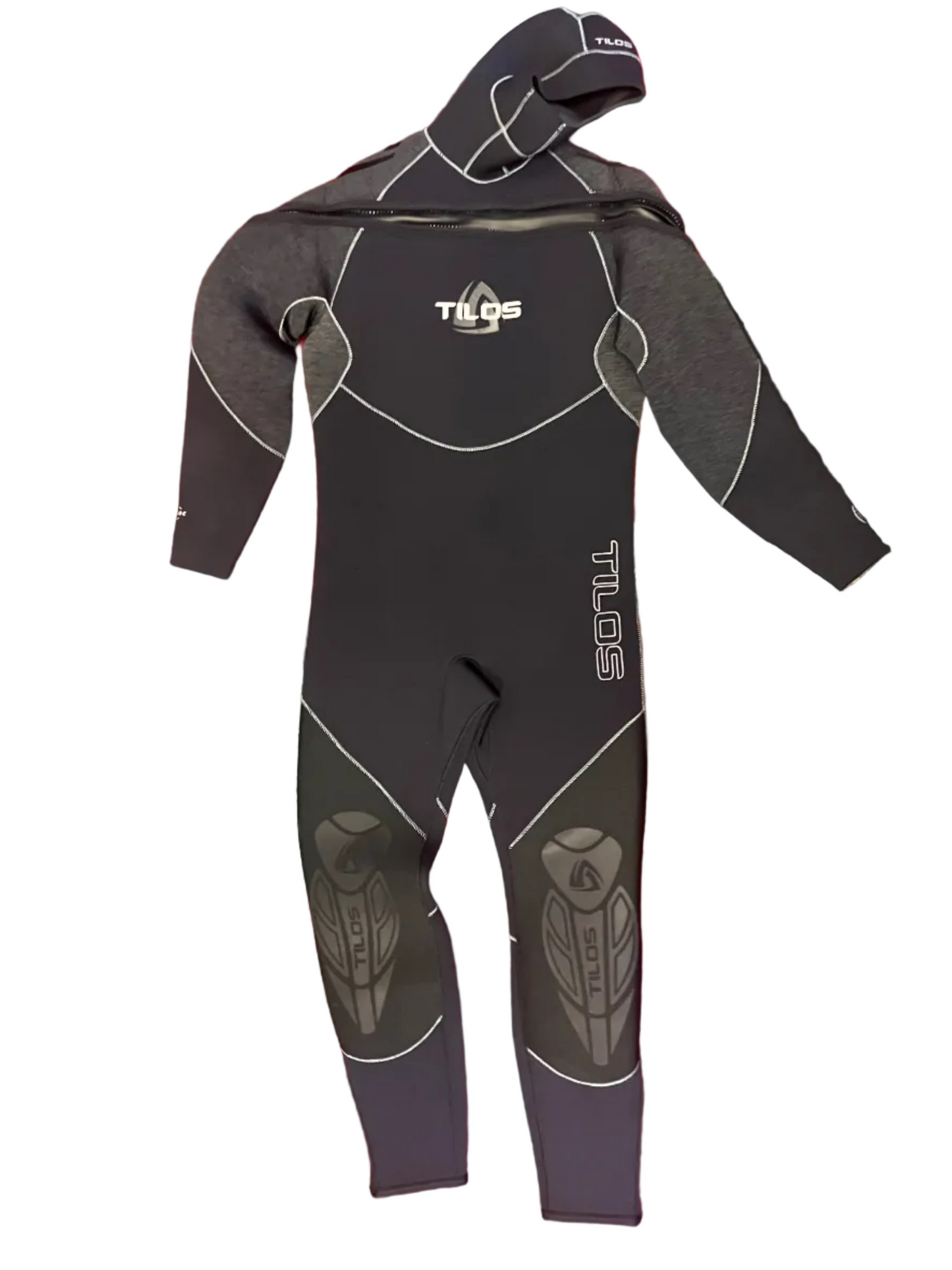Tilos M, 7/6/5mm Skyros Supreme Stretch Hooded Suit, Black