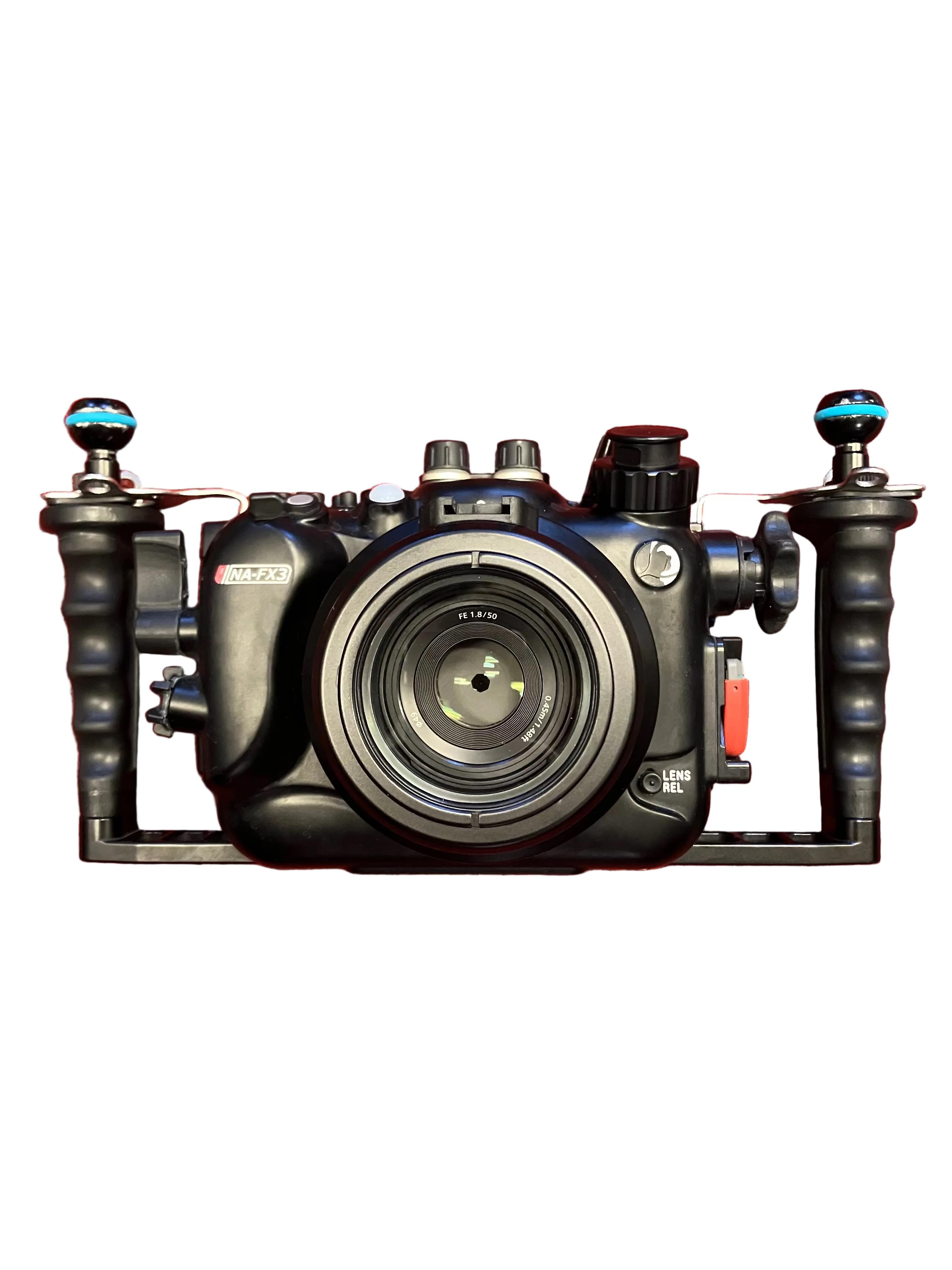 Sony FE 50mm 1.8 Camera Lens with flat port Rental for Nauticam