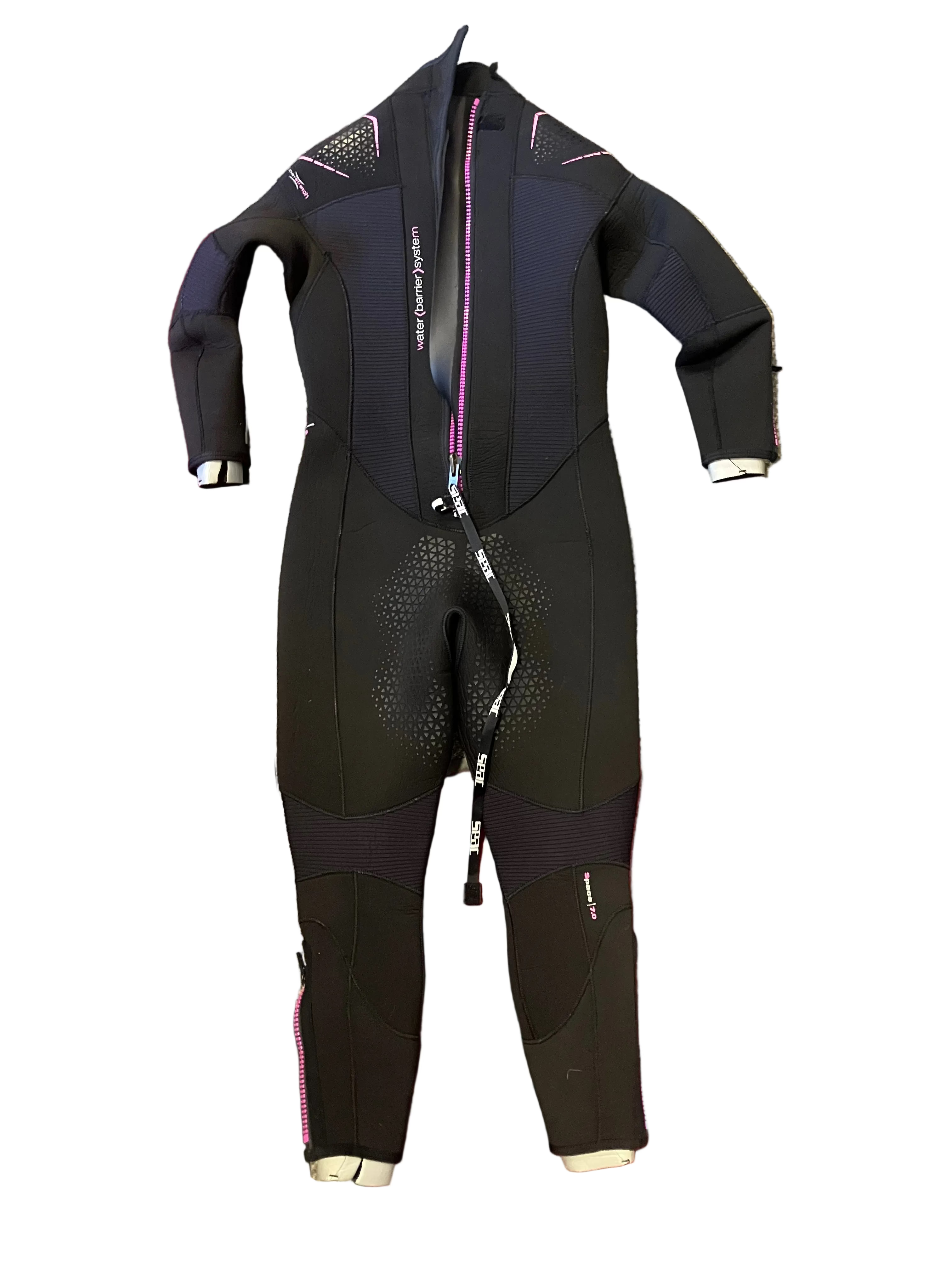 Used Womens SEAC Space 7.0 Wetsuit - Size: Short Large