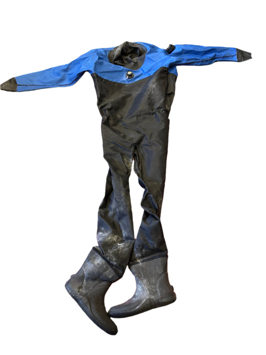 Used Mens TLS Medium Drysuit (Not Leak Tested) - for SCUBA