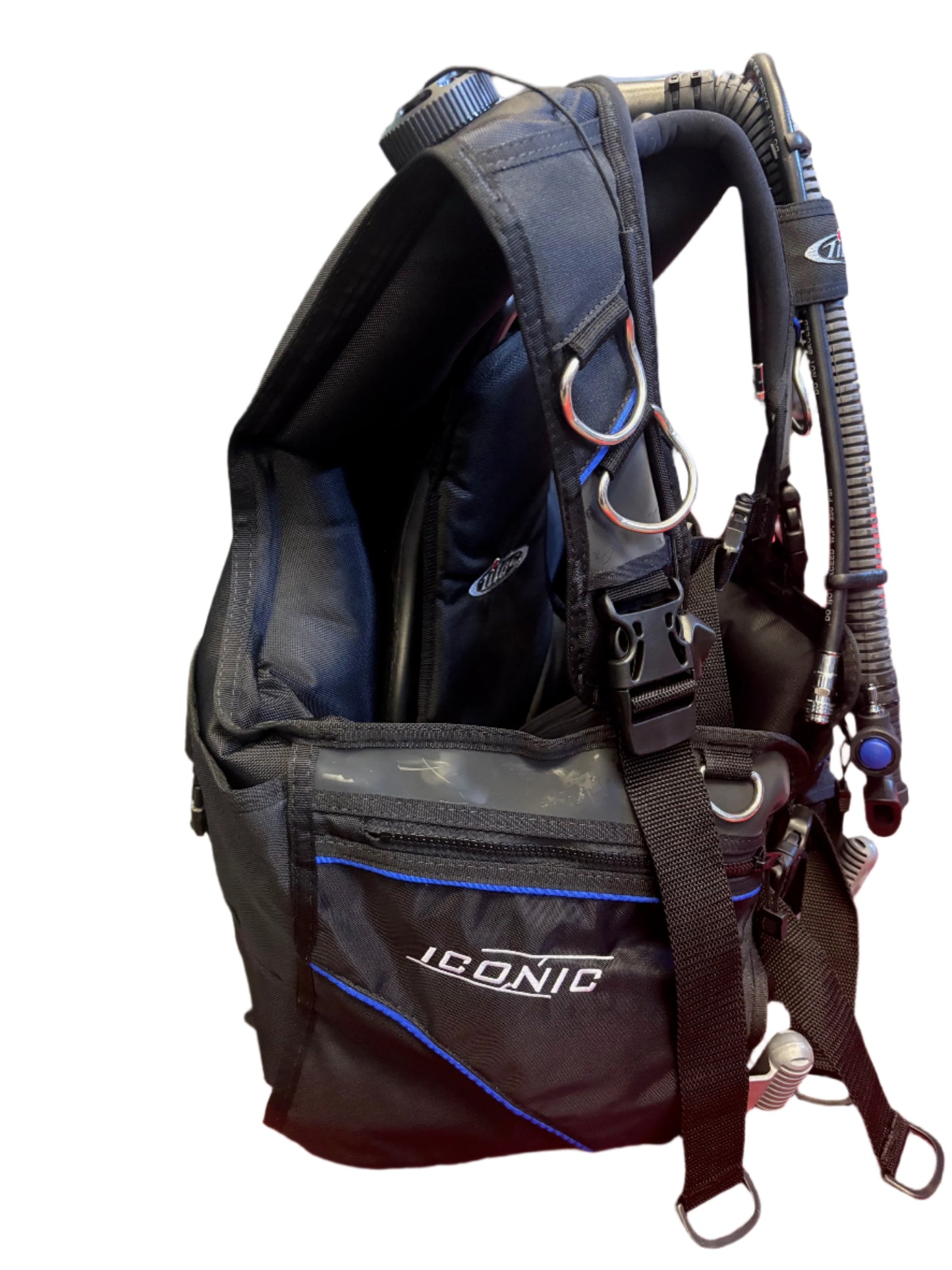 Tilos Iconic BCD with integrated weights (XL) for Scuba Diving