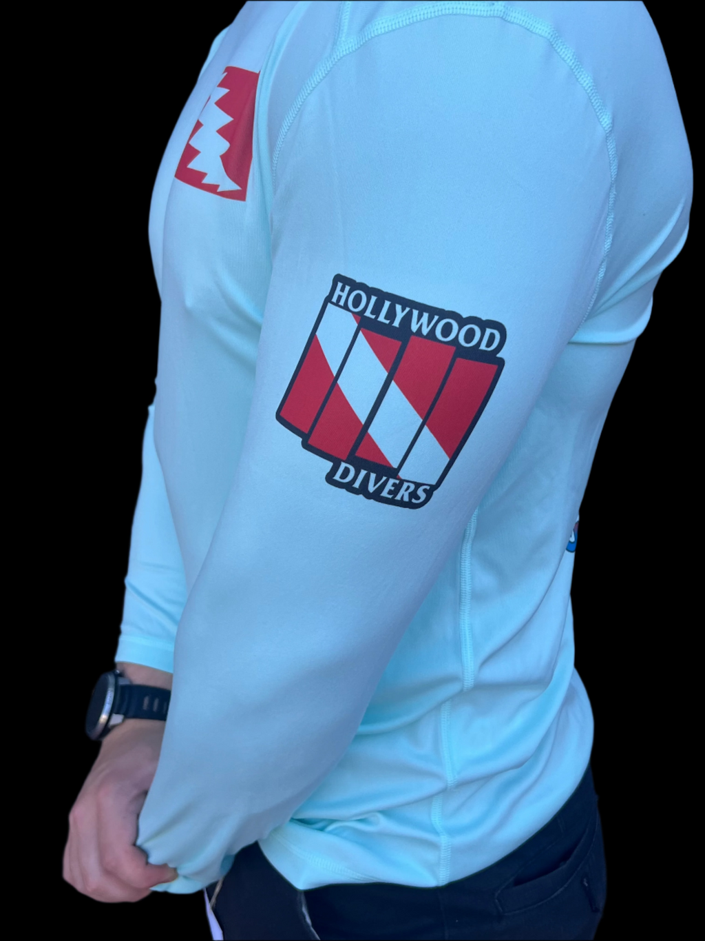 Grateful Diver and Hollywood Divers Hooded Rashguard Sale Price