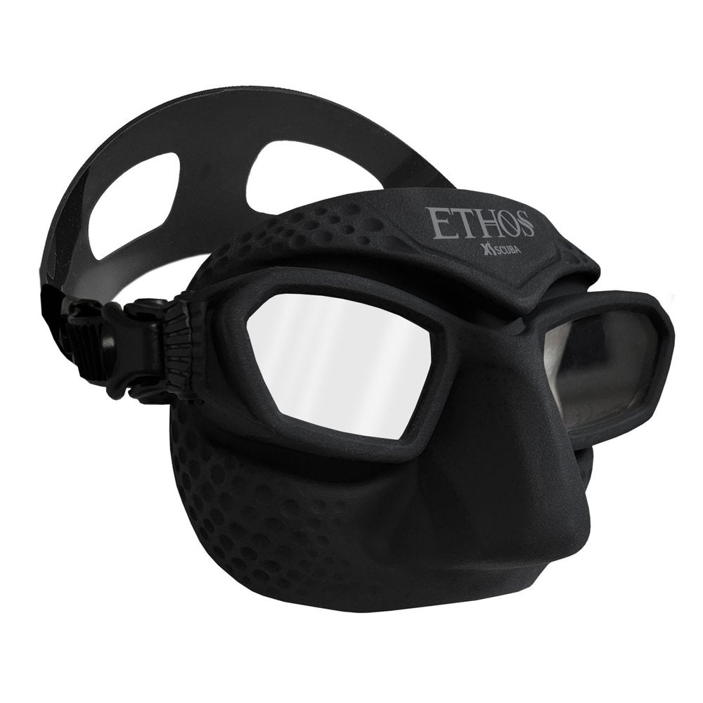 XS Scuba Mask - Ethos, Black Silicone