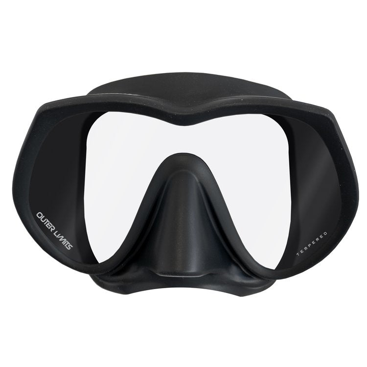 XS Scuba Mask, Outer Limits, Blk Sil