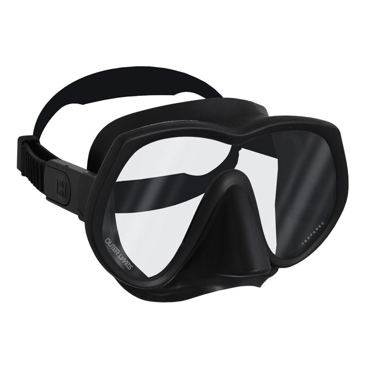 XS Scuba Mask, Outer Limits, Blk Sil