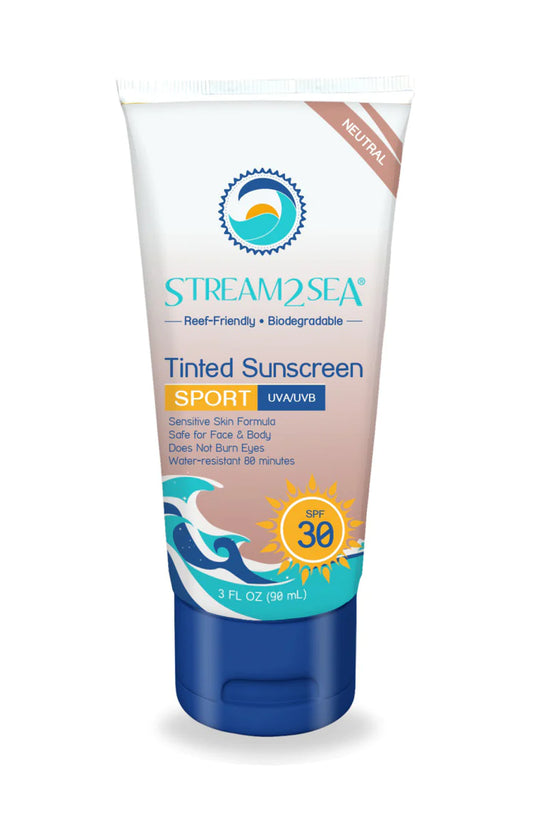 Stream2Sea Eco Tinted Sunscreen For Body Sport - SPF 30
