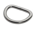 OMS D-ring 1" (25 mm) Stainless Steel, Straight
