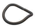 OMS D-ring 2" (5 cm) Aluminum, ~ 45° Bend