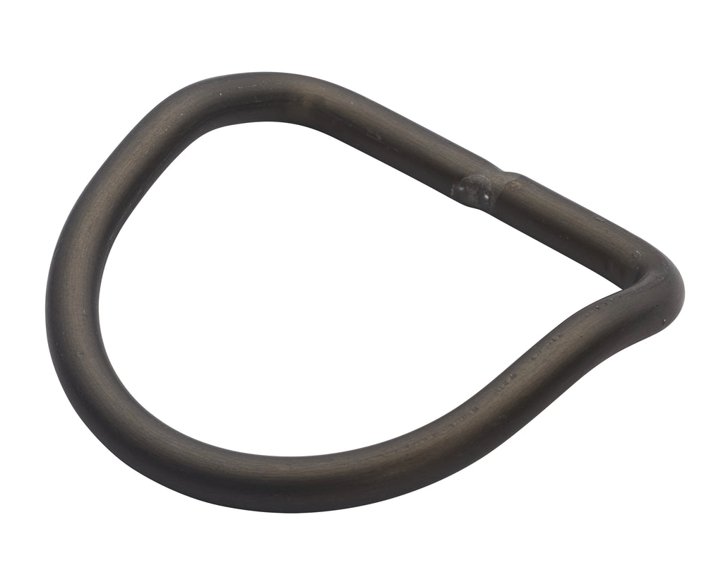 OMS D-ring 2" (5 cm) Aluminum, ~ 45° Bend