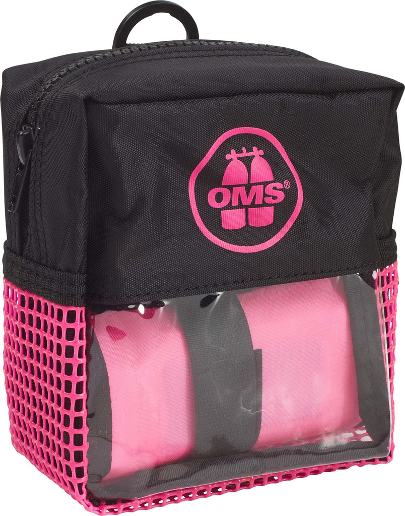 OMS Diver's Alert Marker, 3.3' Long (1 Meter), Closed, Open Bottom and No-Lock LP Connector, w/ OPV (~ 3 kg lift)