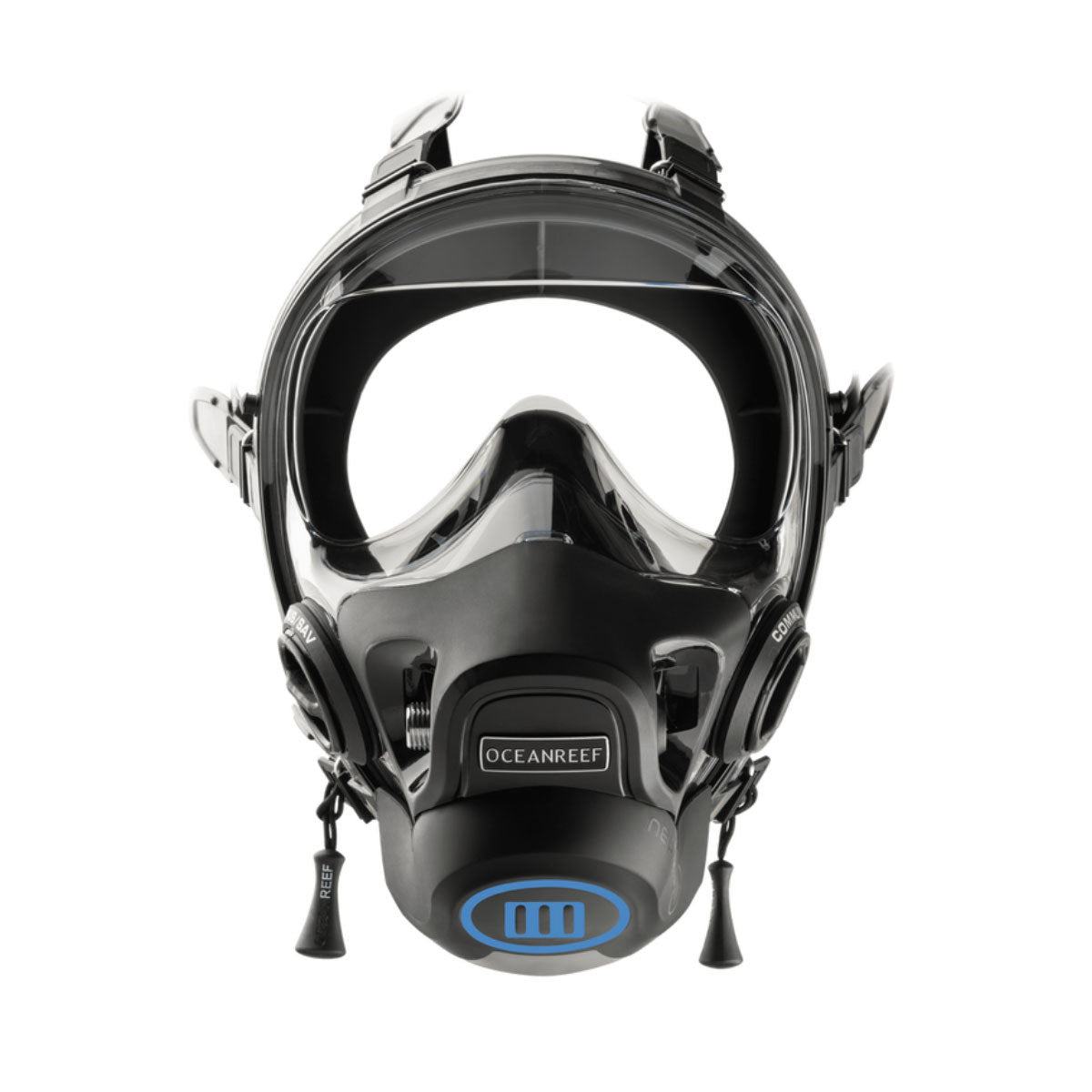 Rental Ocean Reef Tactical Black Full Face Mask with Second Stage regulator Neptune III - Per Day