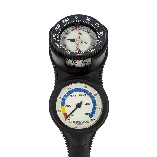 Sherwood 2" Pressure Gauge with Compass