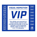 XS Scuba Visual Inspection Sticker