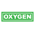 XS Scuba Oxygen Sticker
