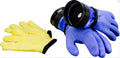 DUI Dry Zip Gloves Heavy-Duty w/ Dam (Blue) & Liners
