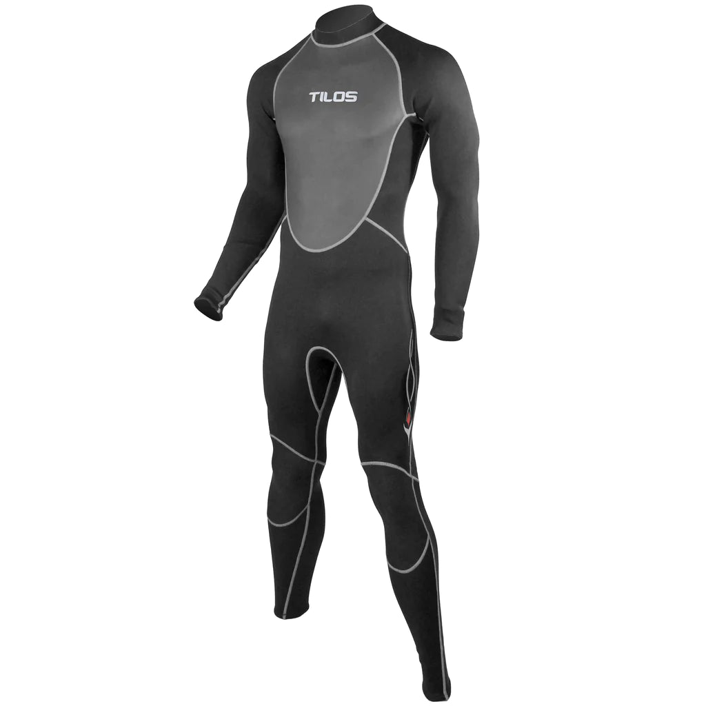 Men's 3/2mm Wetsuit Black - Supratex Knee Pads