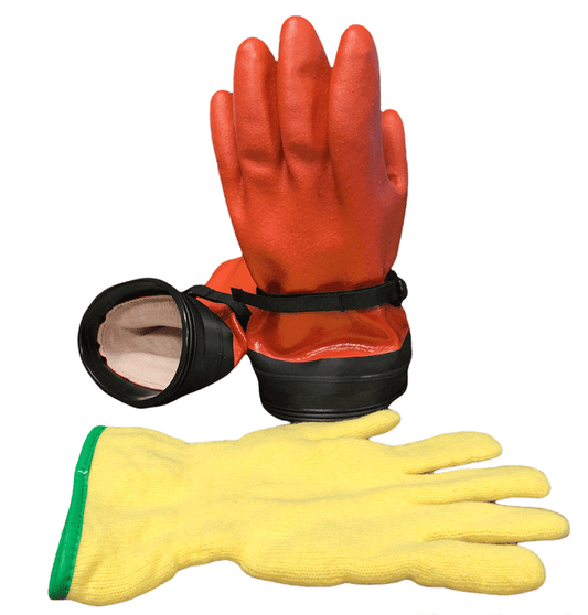 DUI Dry ZipGloves Max Dex (Orange) & Liners