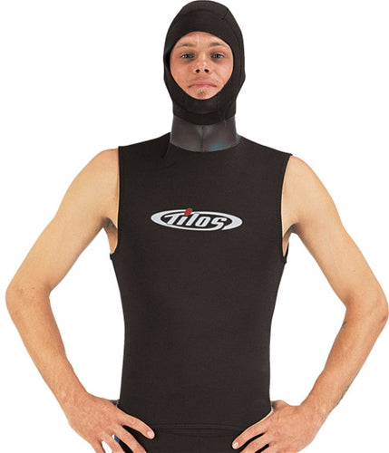 Tilos Wetsuit Hooded Vest 5/3MM for Scuba Diving or Snorkeling