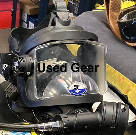 Used Guardian Mask with Second Stage and Ear Mic Assembly used