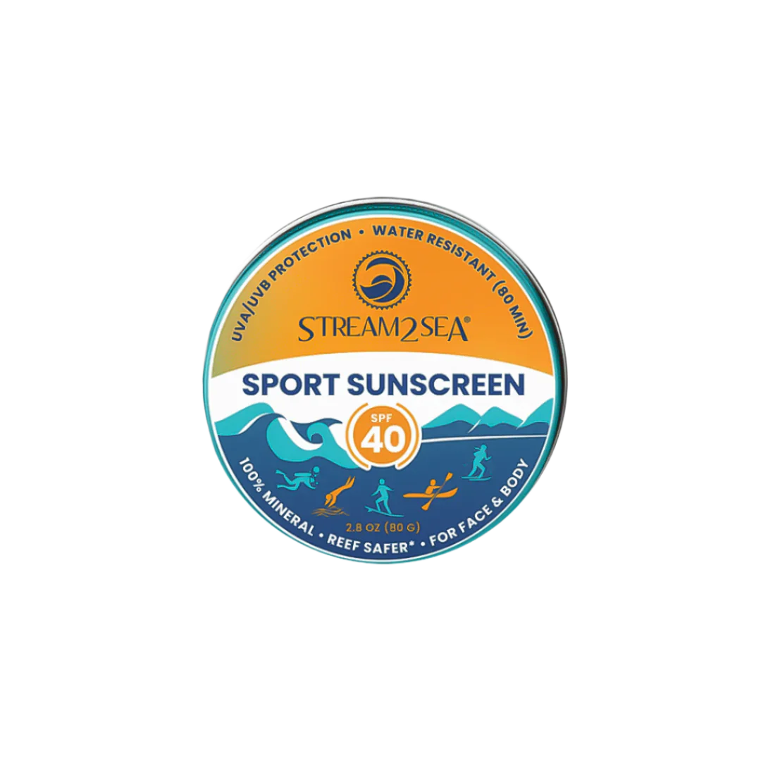 Stream2Sea, Sport Sunscreen, SPF 40, 2.8 oz