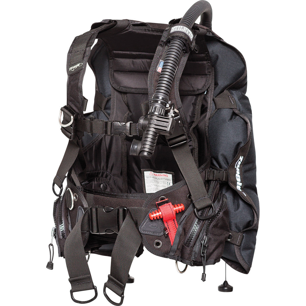 Zeagle Stiletto,w/inflator, hose and RE valve