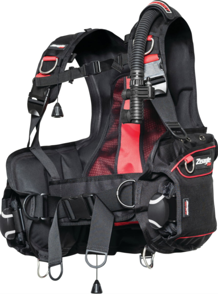 Zeagle Resort +, w/inflator, hose and RE valve