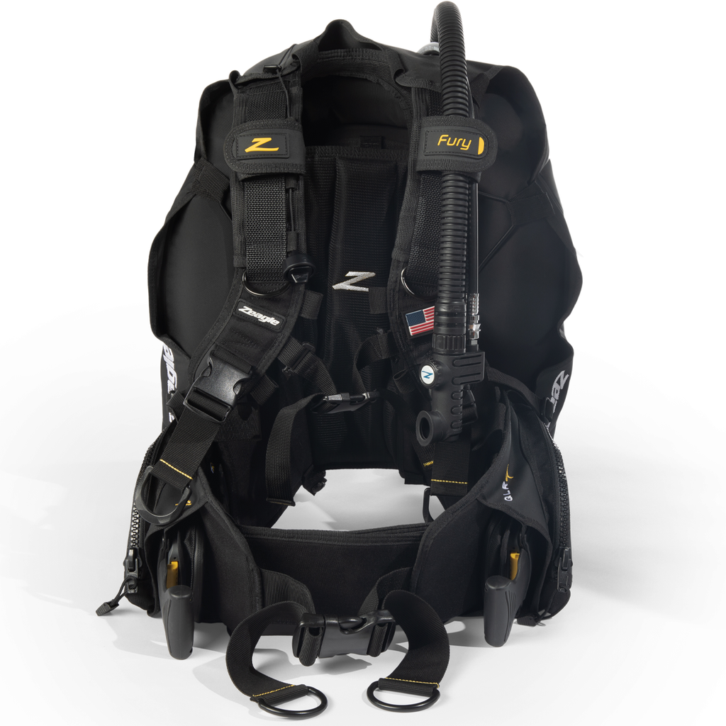 Zeagle Fury QLR, w/inflator, hose and RE valve