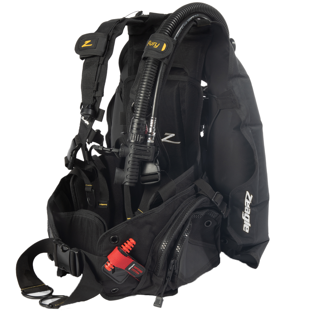 Zeagle Fury RC, w//inflator, hose and RE valve