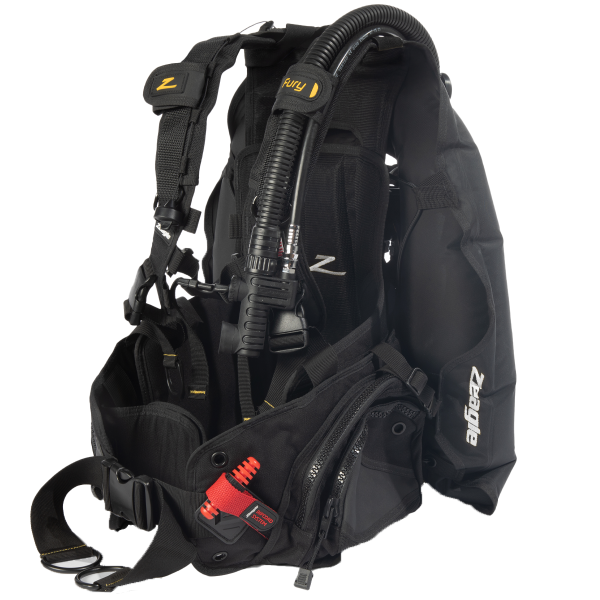 Zeagle Fury RC, w//inflator, hose and RE valve