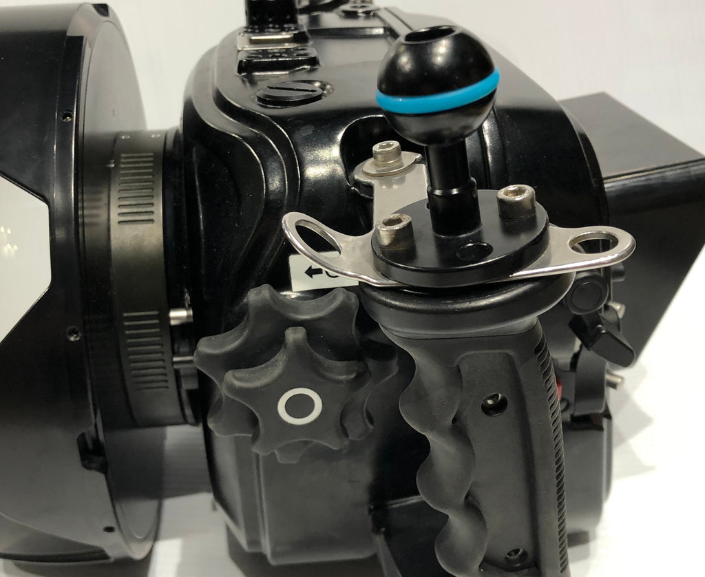 Left View Used Underwater Housing for Black Magic 4k Nauticam