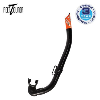 TUSA REEF TOURER SNORKEL, BK MP, BULK PACK (SOFT PIPE)