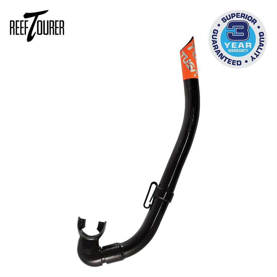 TUSA REEF TOURER SNORKEL - BLACK/BLACK