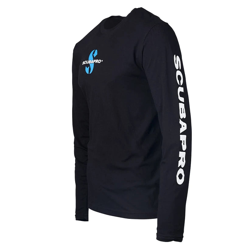 ScubaPro Long Sleeve T-Shirt Mens- Black