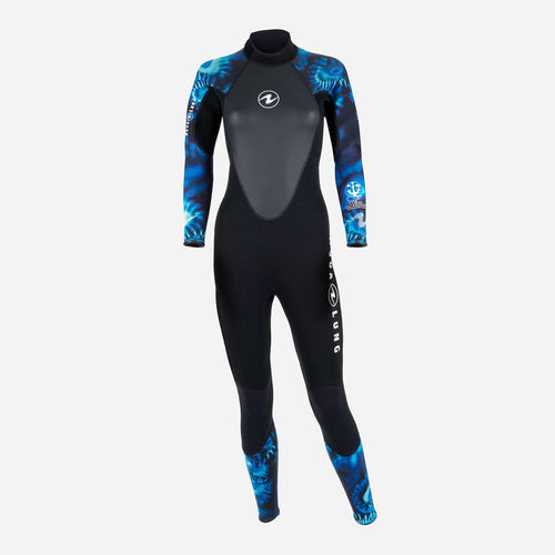 Aqualung HYDROFLEX WETSUIT FS Ladies 3MM, BLU-CAMO