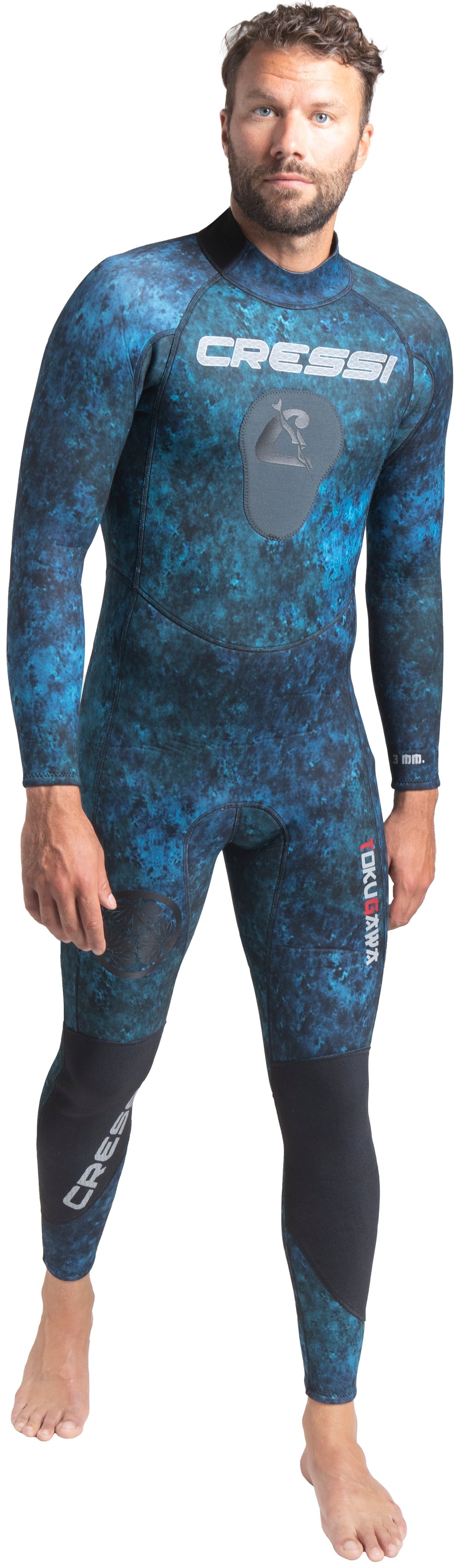 Cressi Tokugawa Nylon 3mm Man (blue camo)