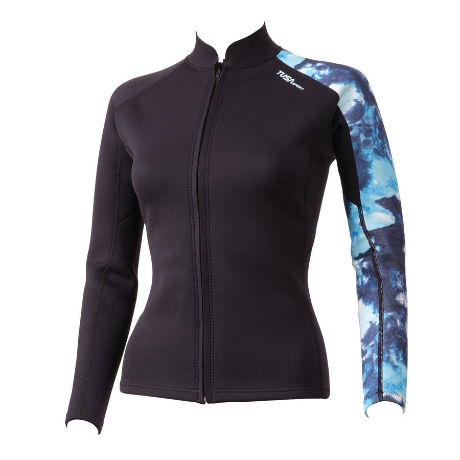 TUSA WETSUIT TOP for WOMEN 2MM - BLACK