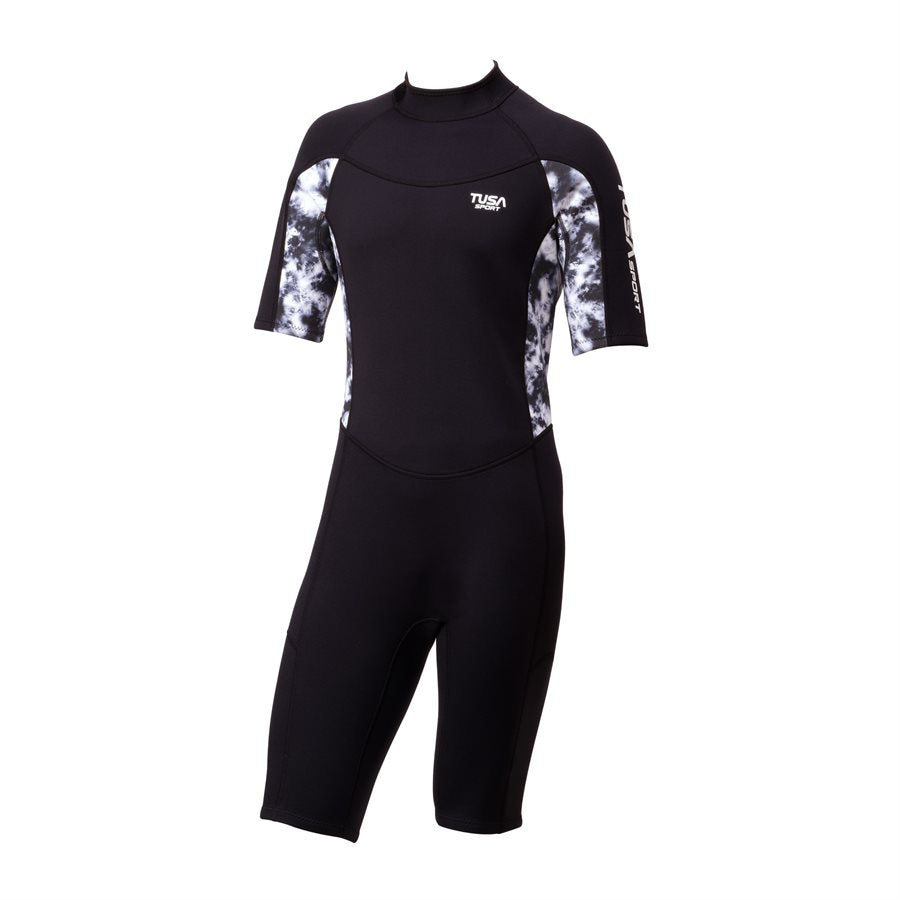 TUSA WETSUIT SHORTY for MEN 2MM - BLACK