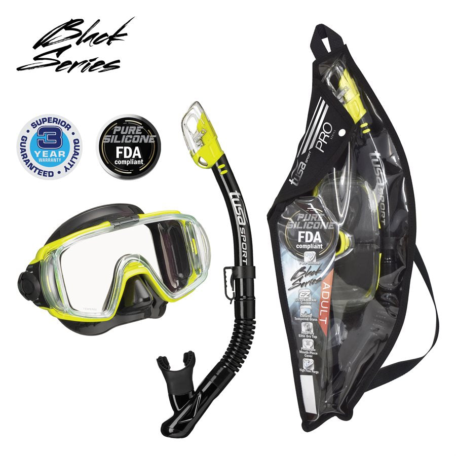 TUSA Powerview Adult Dry Combo Snorkeling Set