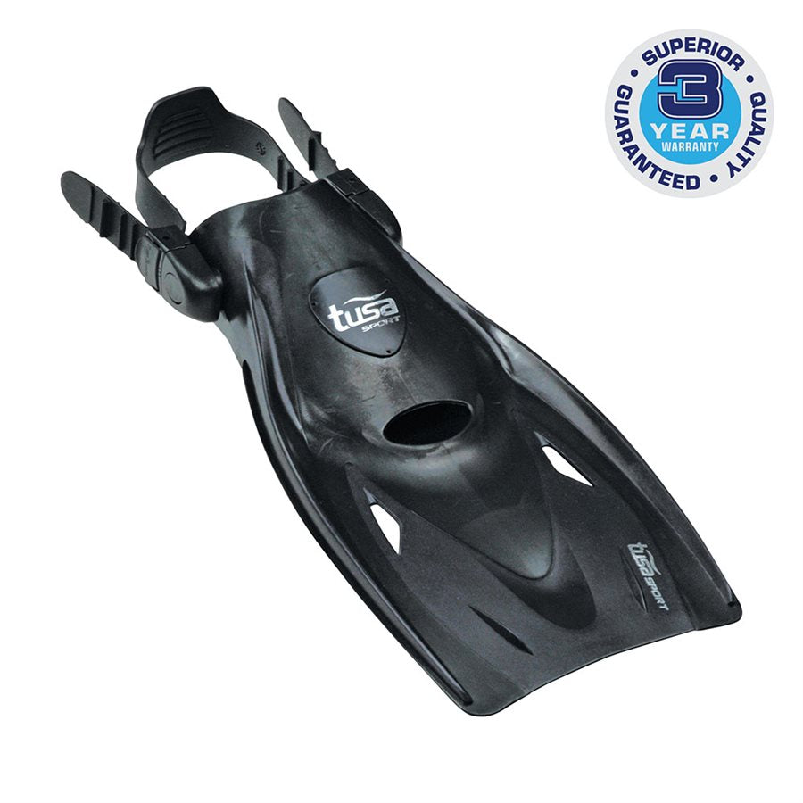 TUSA OPEN HEEL SNORKEL FIN W/SIL STRAP