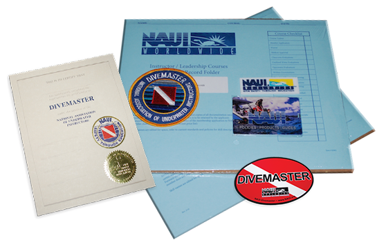 NAUI Divemaster Materials - Online training Code and Admin forms